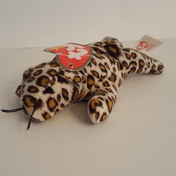 Ty Teenie Beanie Baby Freckles the Leopard 4.5"L x 2"W - Picture 14 of 14
